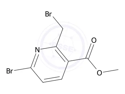 Chemical structure of Methyl 6-bromo-2-(bromomethyl)nicotinate