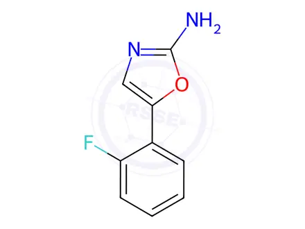 Chemical structure of 5-(2-Fluorophenyl)oxazol-2-amine