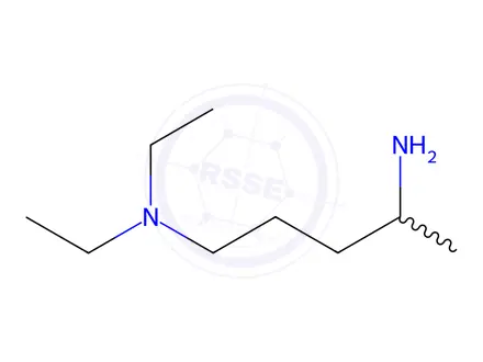 Chemical structure of 4-Amino-1-(diethylamino)pentane