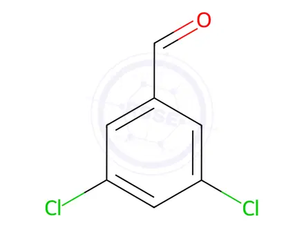 Chemical structure of 3,5-Dichlorobenzaldehyde