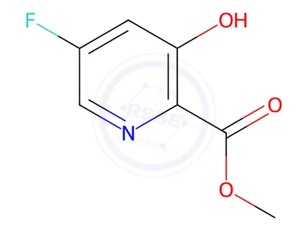 Chemical structure of Methyl 5-fluoro-3-hydroxypicolinate