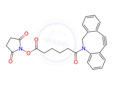 Chemical structure of DBCO-C6-NHS ester