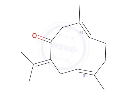 Chemical structure of GERMACRONE