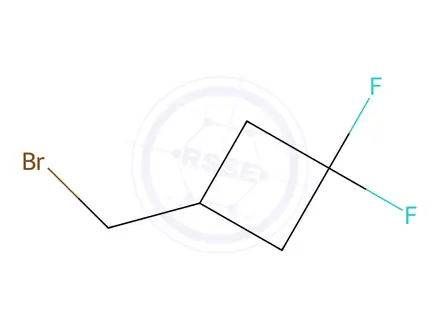 Chemical structure of 3-(Bromomethyl)-1,1-difluorocyclobutane