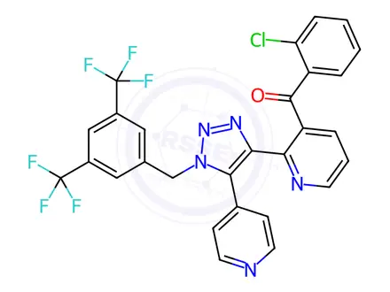 Chemical structure of Tradipitant