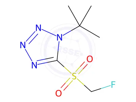 Chemical structure of 1-(Tert-butyl)-5-((fluoromethyl)sulfonyl)-1H-tetrazole