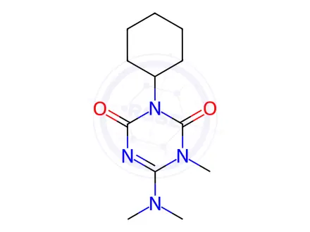 Chemical structure of Hexazinone