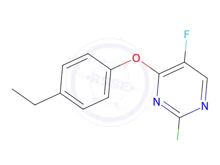 Chemical structure of 2-Chloro-4-(4-ethylphenoxy)-5-fluoropyrimidine