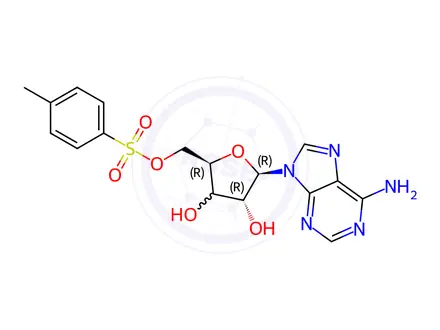 Chemical structure of 5’-Tosyl Adenosine