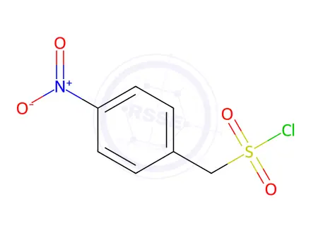Chemical structure of 4-Nitro-α-toluenesulfonyl chloride