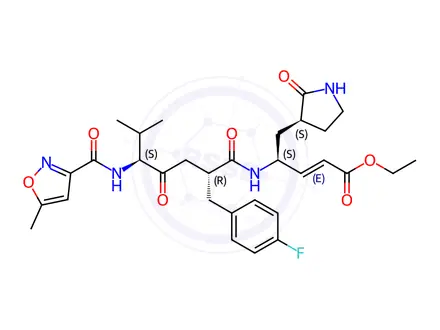Chemical structure of Rupintrivir