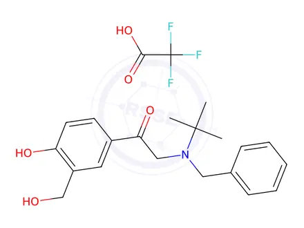 Chemical structure of Salbutamol EP Impurity G(Trifluoroacetic Acid)