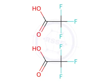 Chemical structure of N-Methyl-1-(3-(pyridin-4-yl)-1,2,4-oxadiazol-5-yl)methanamine 2,2,2-trifluoroacetate