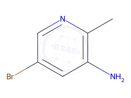 Chemical structure of 5-Bromo-2-methylpyridin-3-amine