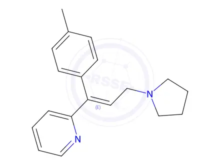 Chemical structure of Triprolidine