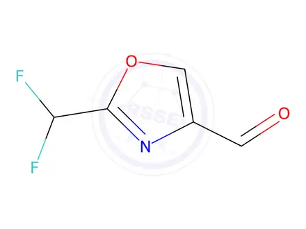 Chemical structure of 2-(Difluoromethyl)oxazole-4-carbaldehyde