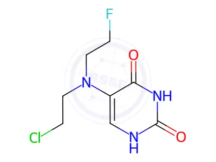 Chemical structure of Uracil Mustard Impurity 1