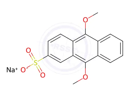 Chemical structure of 9,10-Dimethoxy-2-anthracenesulfonic Acid Sodium Salt