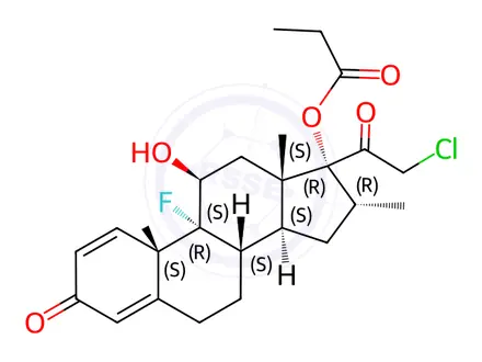 Chemical structure of Clobetasol Propionate EP Impurity C