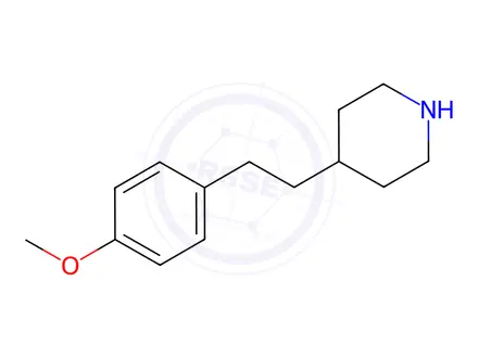 Chemical structure of 4-[2-(4-Methoxy-phenyl)-ethyl]-piperidine