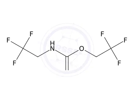 Chemical structure of 2,2,2-trifluoroethyl N-(2,2,2-trifluoroethyl)carbamate