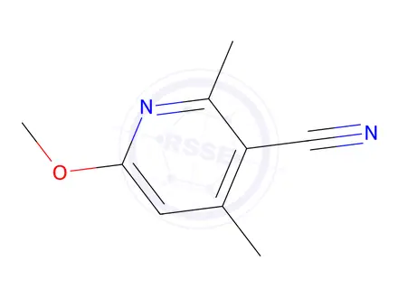 Chemical structure of 6-Methoxy-2,4-dimethylnicotinonitrile