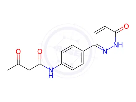 Chemical structure of 3-Oxo-N-(4-(6-oxo-1,6-dihydropyridazin-3-yl)phenyl)butanamide