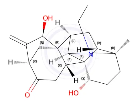 Chemical structure of Songorine