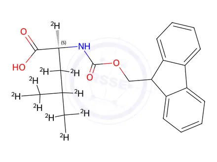 Chemical structure of Fmoc-L-Leu-OH-d10
