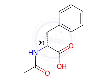 Chemical structure of N-Acetyl-D-phenylalanine
