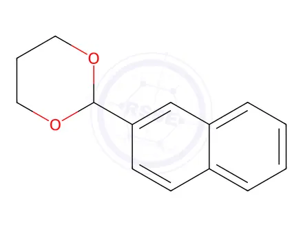 Chemical structure of 1,3-Dioxane,2-(2-naphthalenyl)-(9CI)