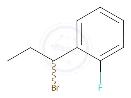 Chemical structure of 1-(1-Bromopropyl)-2-fluoro-benzene