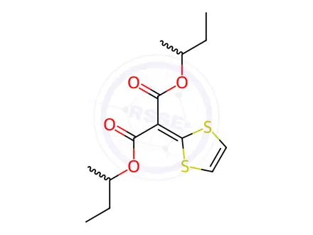 Chemical structure of Malotilate Impurity 1