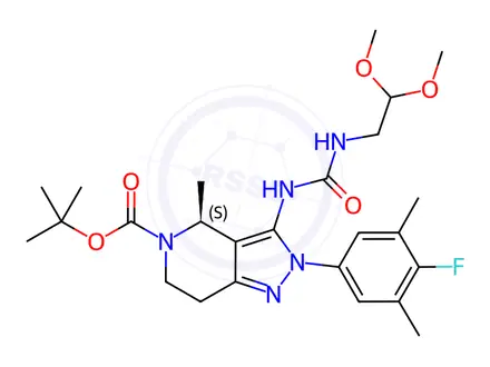 Chemical structure of Orforglipron Impurity 282