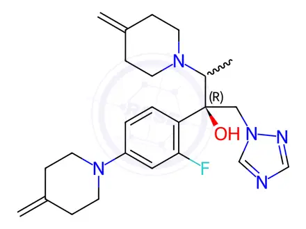 Chemical structure of Efinaconazole Impurity 123