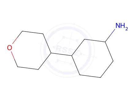 Chemical structure of 3-(Tetrahydro-2h-pyran-4-yl)cyclohexan-1-amine