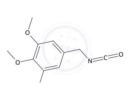 Chemical structure of 5-(isocyanatomethyl)-1,2,3-trimethoxybenzene