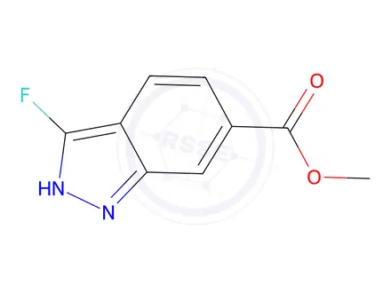 Chemical structure of Methyl 3-fluoro-1H-indazole-6-carboxylate