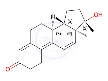 Chemical structure of Metribolone