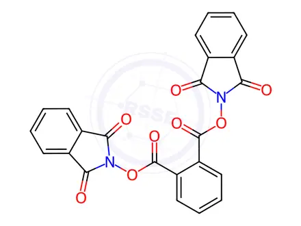 Chemical structure of Bis(1,3-Dioxoisoindolin-2-yl) phthalate