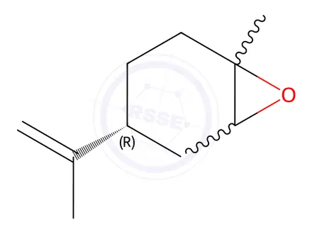 Chemical structure of (R)-Limonene 1,2-epoxide