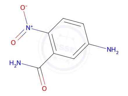 Chemical structure of 5-Amino-2-nitrobenzamide