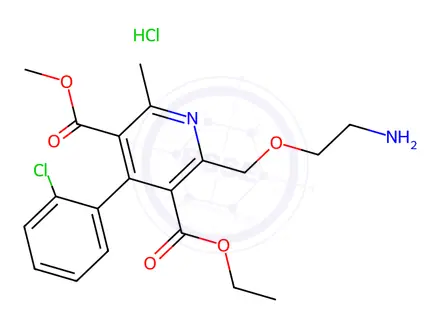 Chemical structure of Amlodipine EP Impurity D(Hydrochloride)