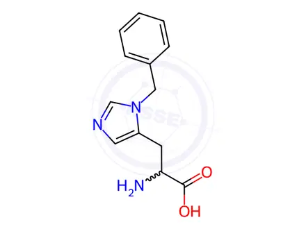 Chemical structure of 2-AMINO-3-(3-BENZYL-3H-IMIDAZOL-4-YL)-PROPIONIC ACID