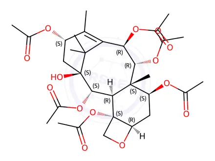 Chemical structure of Baccatin IV