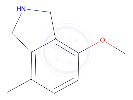 Chemical structure of 4-Methoxy-7-methylisoindoline