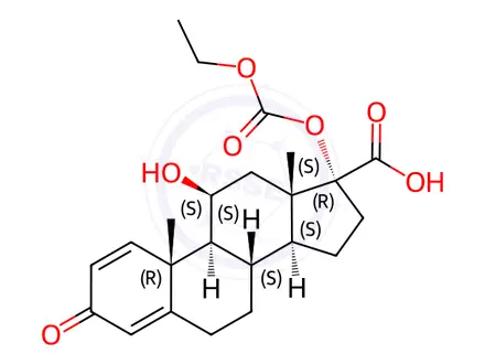 Chemical structure of Prednisolone Carbonate Impurity