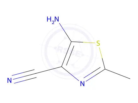 Chemical structure of 5-Amino-2-methylthiazole-4-carbonitrile