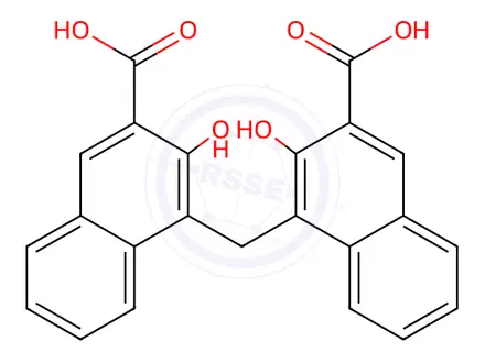 Chemical structure of Oxantel Pamoate