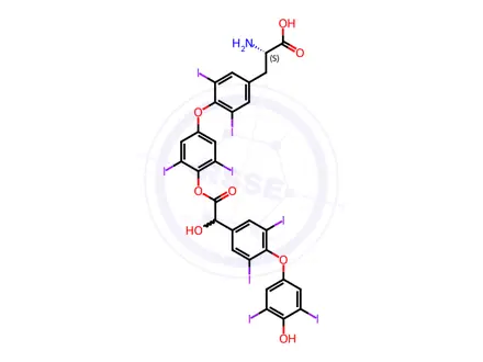 Chemical structure of Liothyronine Impurity 12